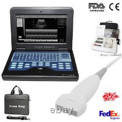 10.1'' Notebook Portable Ultrasound Scanner Laptop Machine 7.5Mhz Linear FDA US