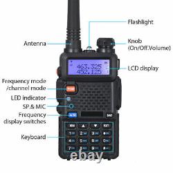 10Pack Baofeng UV-5R Dual Band VHF/UHF HT Two-way Radio + Cable Fast Delivery