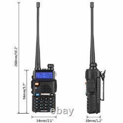 10Pack Baofeng UV-5R Dual Band VHF/UHF HT Two-way Radio + Cable Fast Delivery