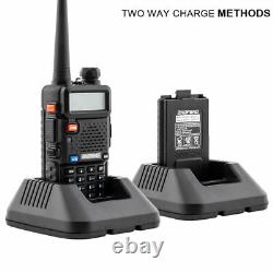 10Pack Baofeng UV-5R Dual Band VHF/UHF HT Two-way Radio + Cable Fast Delivery