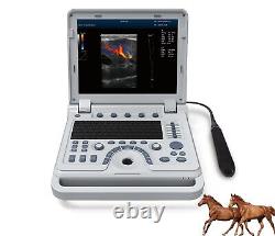 15 Veterinary Ultrasound Scanner Color Doppler Laptop Machine VET Rectal Probe