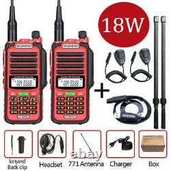 2 Sets Baofeng Uv-98pro Fm Walkie Talkie Long Range Two Way Ham Radio Scanner Us