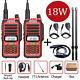 2 Sets Baofeng Uv-98pro Fm Walkie Talkie Long Range Two Way Ham Radio Scanner Us