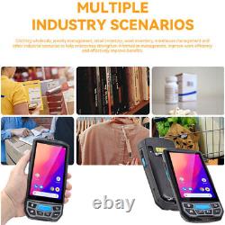 2D Scanner Handheld PDA Android 4G LTE Rugged Phone WIFI GPS Logistics Mobile