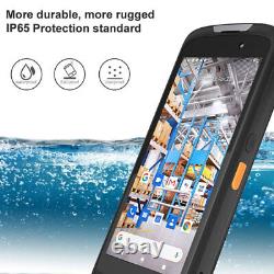 2D Scanner Handheld Terminal PDA Android 4G Unlocked Phone Waterproof NFC Mobile
