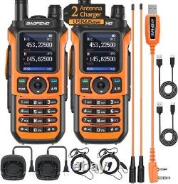 2pack Digital Handheld Radio Scanner Fire Police VHF FM EMS Ham Transceiver Dual