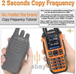 2pack Digital Handheld Radio Scanner Fire Police VHF FM EMS Ham Transceiver Dual