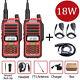 2pcs Baofeng Uv-98 Pro U/vhf Walkie Talkie Long Range Two Way Ham Radios Scanner