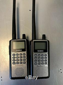 2xUniden Handheld TrunkTracker IV Digital Police Scanner (BCD396XT) FULLY TESTED