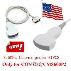 3.5MHz Convex Abdominal Probe For CMS600P2 Portable Laptop Ultrasound Scanner, US