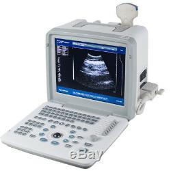 3D Portable LCD Digital Ultrasound Scanner Machine Convex +Transvaginal 2Probes