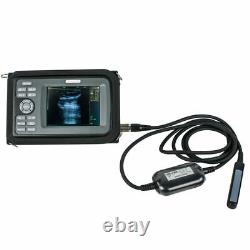 5.5'' Digital Handheld Ultrasonic Scanner with Rectal Probe Animal Veterinary CE