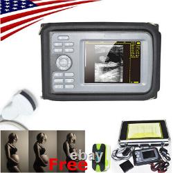 5.5 Handheld Ultrasound Scanner/Machine Digital +Convex Probe+Case for Human