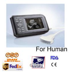 5.5 Handheld Ultrasound Scanner/Machine Digital Convex Probe &spo2 For Human