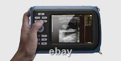 5.5 LCD Digital Ultrasound Scanner Human+Convex Probe Handheld US FDA