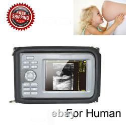 5.5 inch Handheld Ultrasound Machine Scanner Digital+Convex Probe For Human FDA