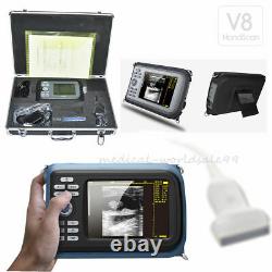 5.5inch Handheld Ultrasound Scanner Digital Machine &Linear& Box &Battery Kit