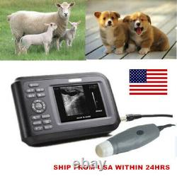 5.5inch VET Digital Handheld Veterinary Ultrasound Scanner Machine Bovine& case