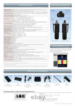 AOR AR-DV10 100khz-1300mhz Digital Receiver Scanner DMR Fusion D-Star Tetra etc