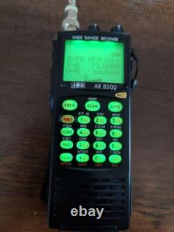 AOR AR8200 MK3 Wide Range Handheld Radio Receiver Scanner Black