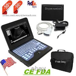 Abdominal Ultrasound Scanner laptop Machine, 3.5 Convex Probe, US Fedex Sale FDA