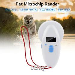 Animal RFID Pet Chip ID Reader Scanner Microchip FDX-A ISO USB Handheld Digital