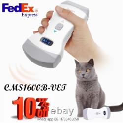 Animal VET Color Doppler Handheld Digital Ultrasound Scanner Convex+Linear Probe