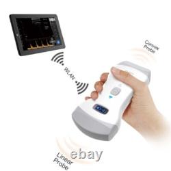 Animal VET Color Doppler Handheld Digital Ultrasound Scanner Convex+Linear Probe