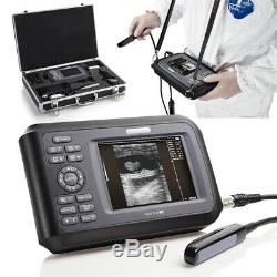 Animal Vet Portable Handheld Digital Ultrasound Scanner w Rectal Probe Animal
