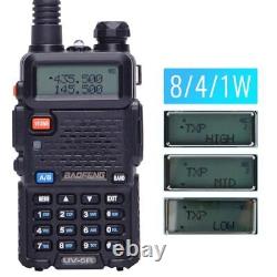 Baofeng UV-5R 8W Dual-Band Long Range Radio Walkie Talkie Scanner Transceiver