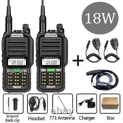 Baofeng Uv98 Pro Fm Uhf/vhf Walkie Talkie Long Range Two Way Ham Radio Scanner