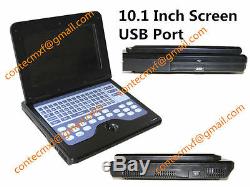 CE 10.1 Inch LCD Laptop Ultrasound Scanner Digital Diagnostic Machine+Cardiac