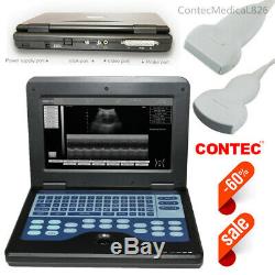 CE CMS600P2 Digital Ultrasound Scanner Laptop Machine Convex+Linear 2 Probes