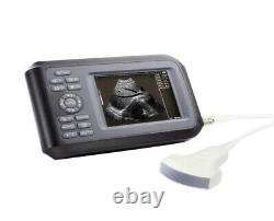 CE Portable Handheld Ultrasound Scanner Machine Unit Digital 3.5Mhz Convex Human
