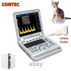 CMS1700A-VET Color Doppler Portable Ultrasound Scanner Laptop Linear Probe New