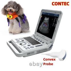 CMS1700B-VET Color Doppler Portable Ultrasound Scanner Machine with Convex Probe