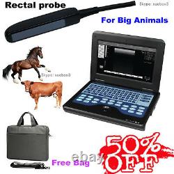 CMS600P2 VET Veterinary Ultrasound Scanner Machine+Rectal probe, COw cattle sheep