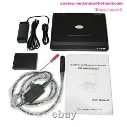 CMS600P2 VET Veterinary Ultrasound Scanner Machine+Rectal probe, COw cattle sheep