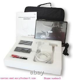 CONTEC 600P2 Portable Laptop Machine Digital Ultrasound Scanner, Convex probe USA