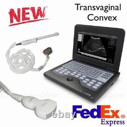 CONTEC CMS600P2 Laptop Ultrasound Scanner Machine Convex +Transvaginal