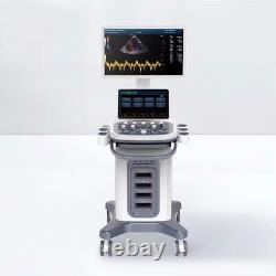 CONTEC Cart Mounted Ultrasound Scanner Machine Color Doppler Convex Linear Heart