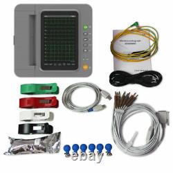 CONTEC E12 Digital 12-channel 12-lead ECG/EKG Machine electrocardiograph+Printer