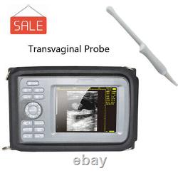 Carejoy 5.5 Inch Handheld Digital Ultrasound Scanner +Transvaginal Probe