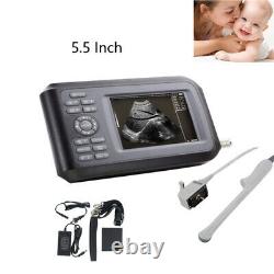 Carejoy 5.5 Inch Handheld Digital Ultrasound Scanner +Transvaginal Probe FDA