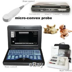 Cat/dog/pet VET Digital Ultrasound Scanner laptop Machine, micro convex, Animals