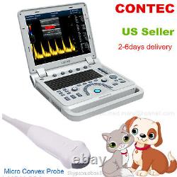 Color doppler Vet ultrasound scanner B ultrasound Scanner+ micro-convex probe US