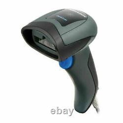 Datalogic QuickScan QD2590-BKK1B Handheld Barcode Scanner w Cradle & USB Cable