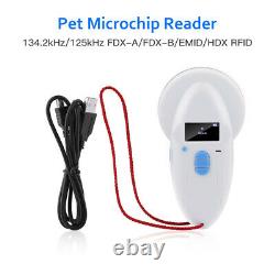 Digital Animal Pet Chip ID Reader Scanner RFID Microchip FDX-A ISO USB Handheld