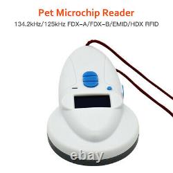 Digital Animal Pet Chip ID Reader Scanner RFID Microchip FDX-A ISO USB Handheld