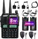 Digital Handheld Radio Scanner Fire Police 2 Way Transceiver Dual 2 Pack New